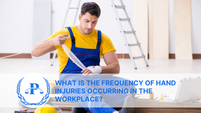 What is the frequency of hand injuries occurring in the workplace | Pistiolas