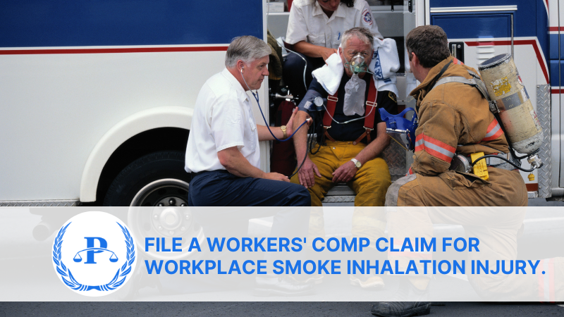 ' comp claim for workplace smoke inhalation injury. | Pistiolas